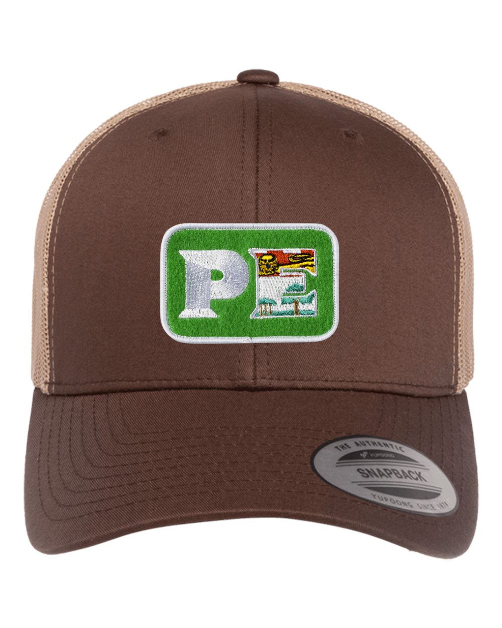 Prince Edward Island PE Initials Flag Patch Hat