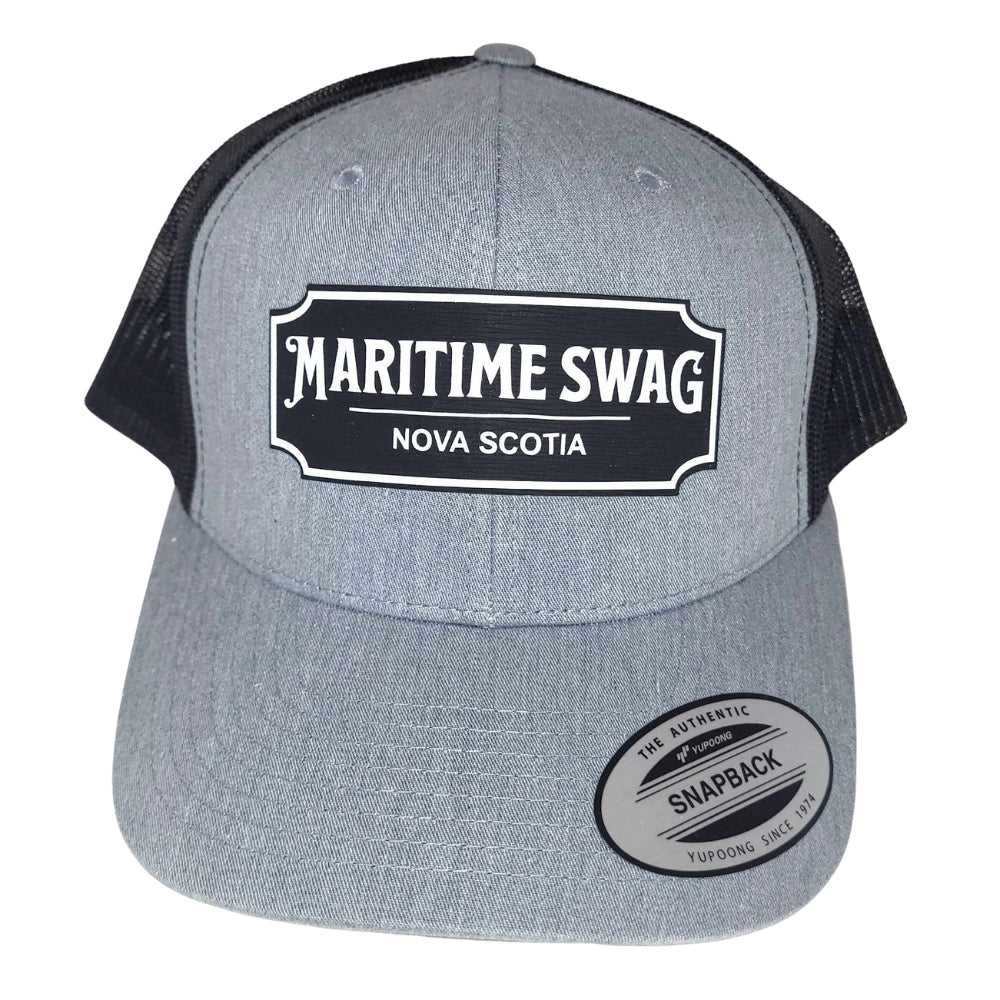 Swag Trucker Hat Grey with Black Mesh Maritime Swag
