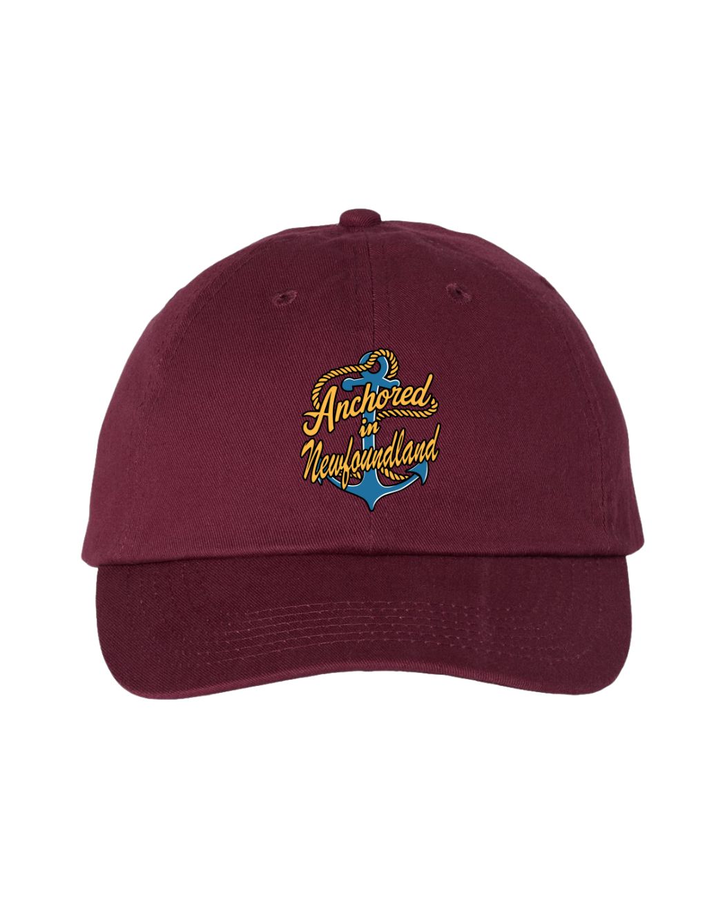 Anchored In Newfoundland Design 2 Hat