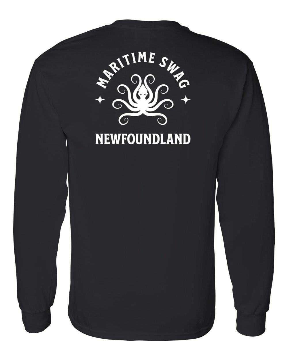 Maritime Swag Newfoundland Octopus Left Chest and Back Long Sleeve