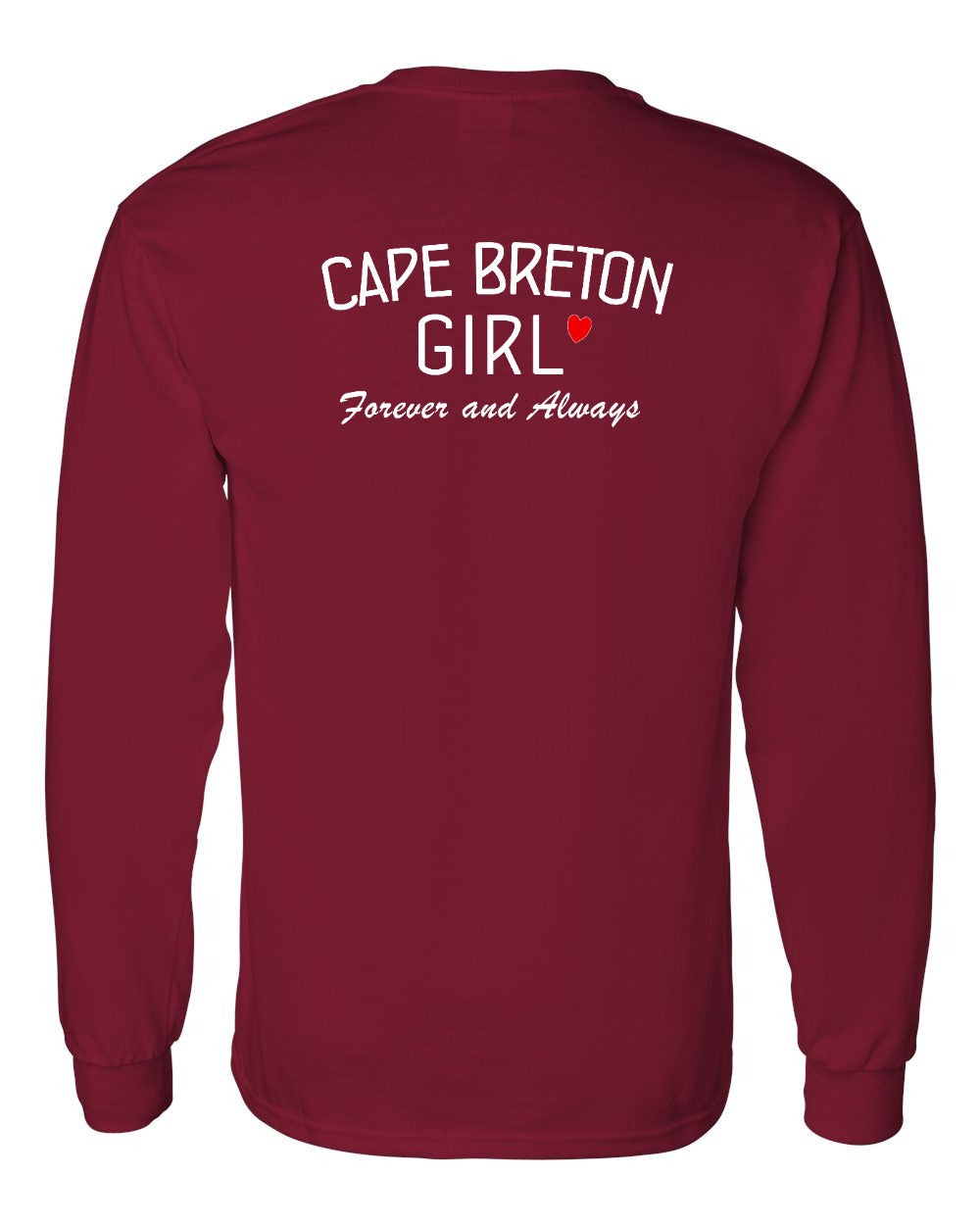 CB Girl Forever and Always Left Chest & Back Long Sleeve Tee
