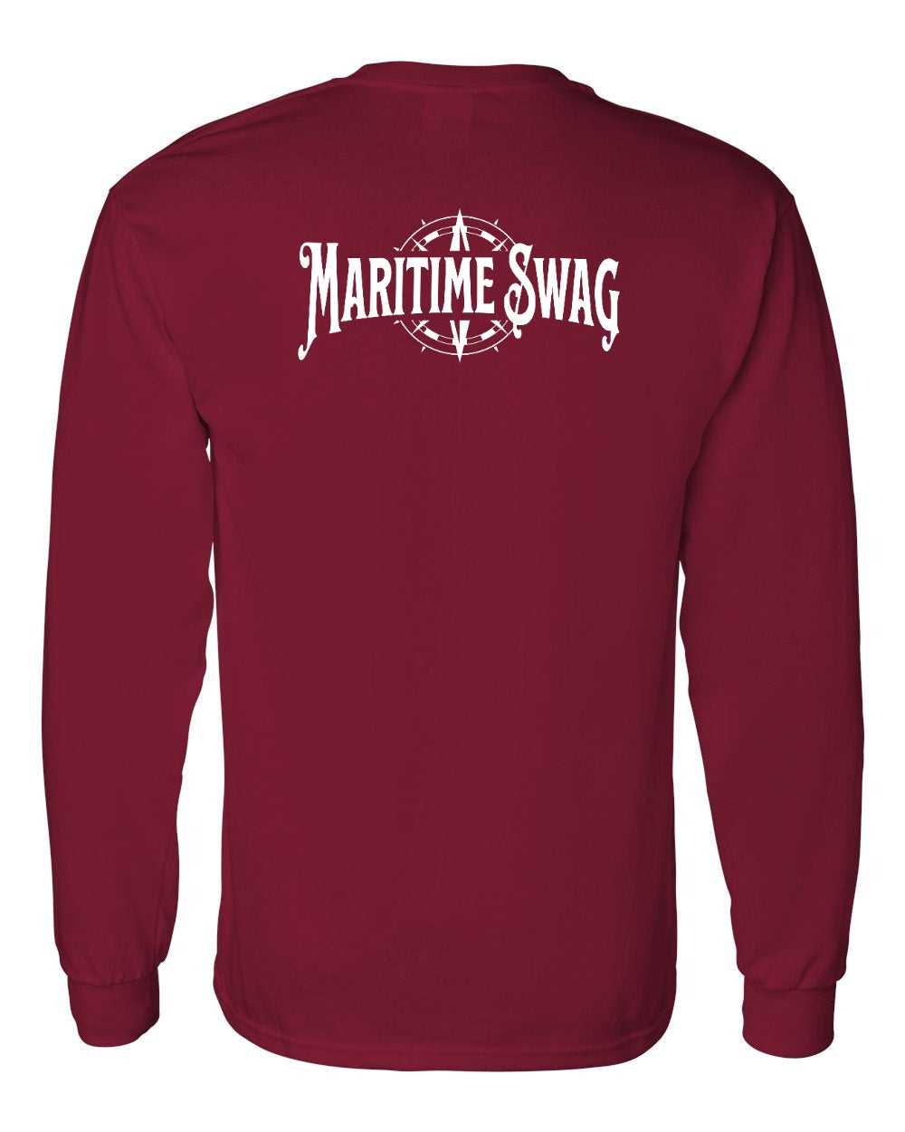 Maritime Swag Logo Left Chest and Back Long Sleeve Tee