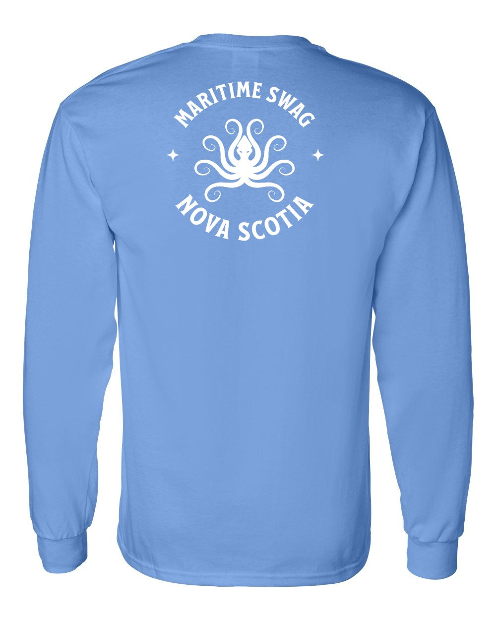 Maritime Swag Nova Scotia Octopus Left Chest and Back Long Sleeve Tee