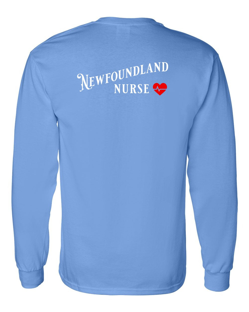 Newfoundland Nurse Left Chest and Back Long Sleeve