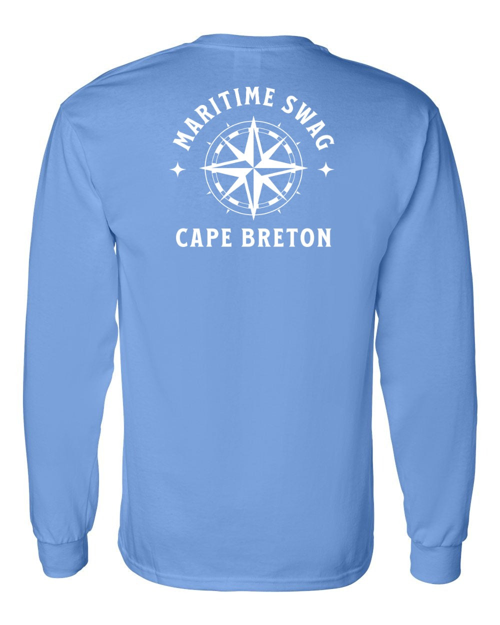 Maritime Swag Cape Breton Compass Left Chest and Back Long Sleeve Tee