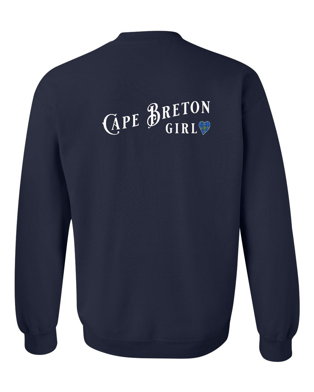 Cape Breton Girl Tartan Left Chest and Back Crewneck Sweatshirt