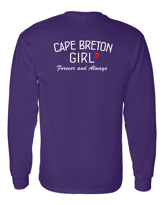 CB Girl Forever and Always Left Chest & Back Long Sleeve Tee