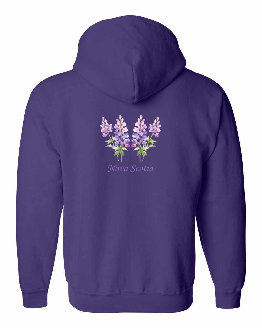 Nova Scotia Lupins Left Chest and Back zip-hoodie