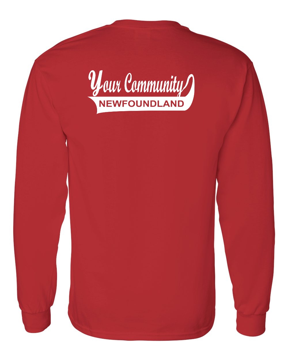 Your Community Swoop (Newfoundland) Left Chest and Back Long Sleeve