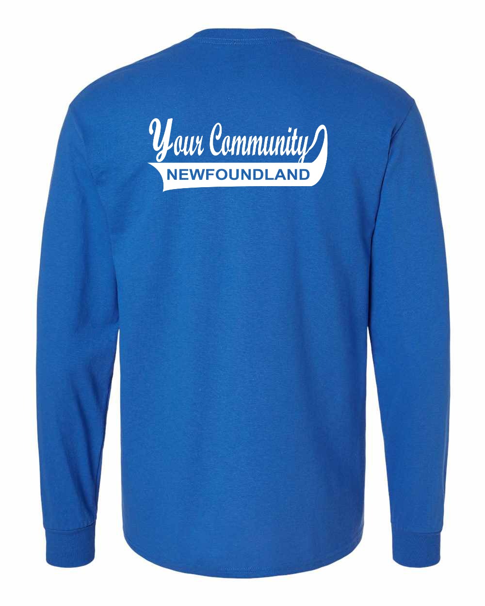 Your Community Swoop (Newfoundland) Left Chest and Back Long Sleeve