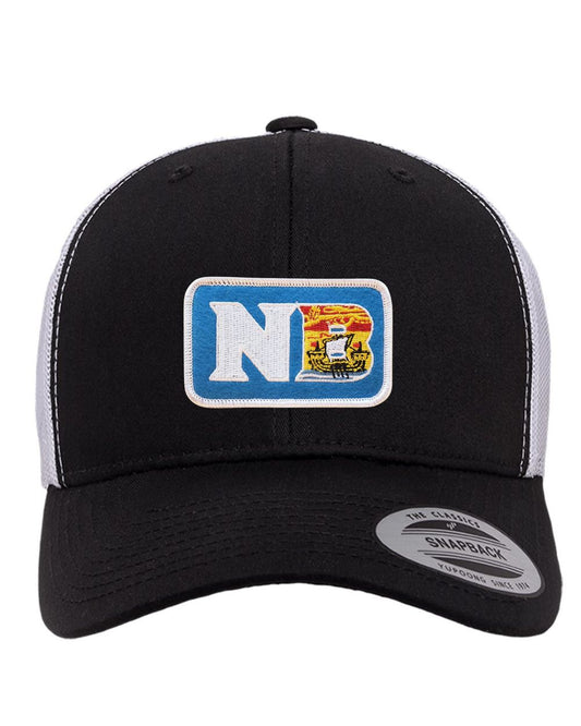 New Brunswick NB Initials Flag Patch Hat