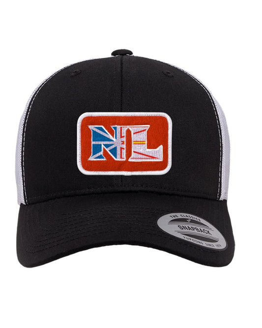 Newfoundland NL Initials Flag Patch Hat