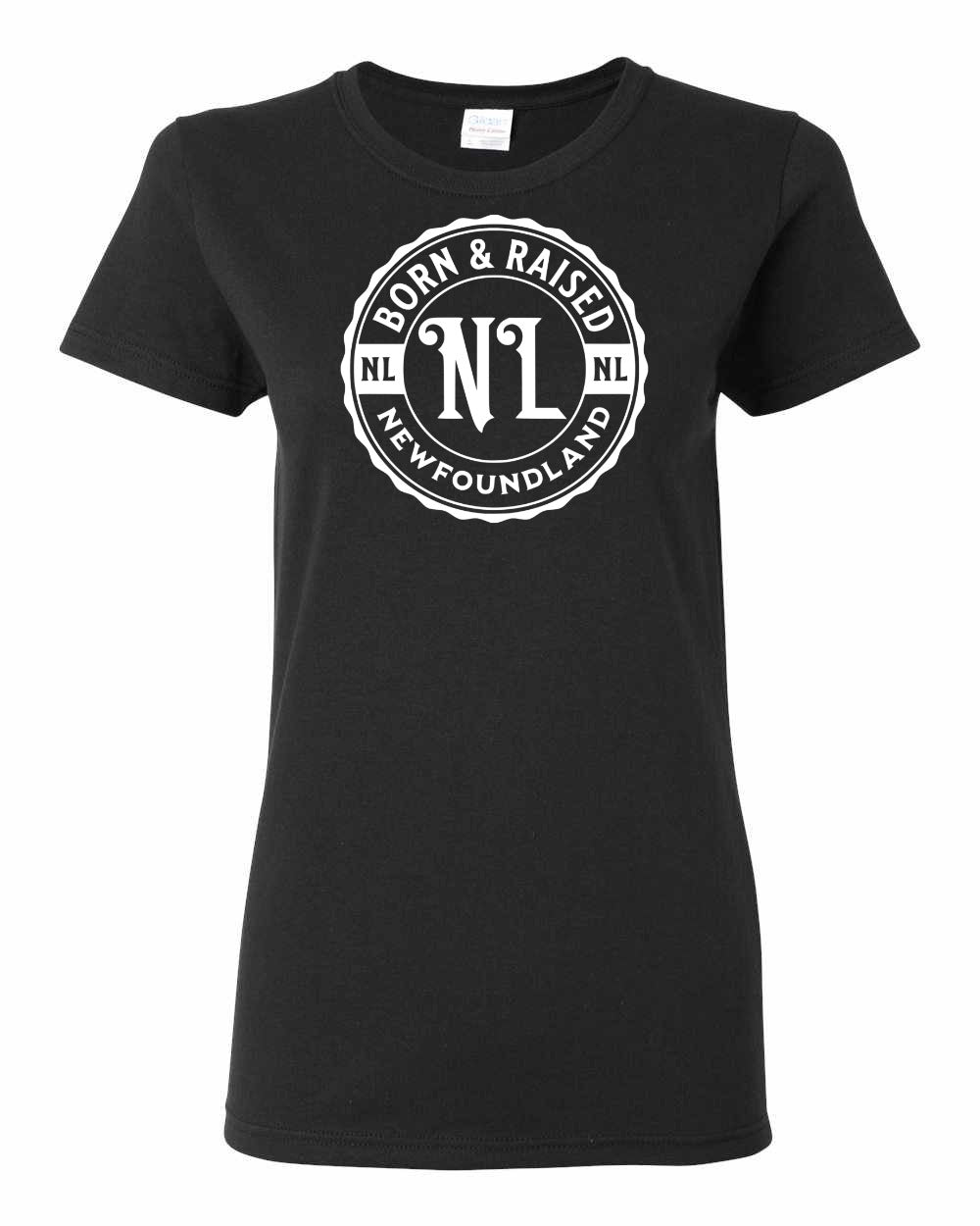 Born & Raised Newfoundland Full Women's Tee