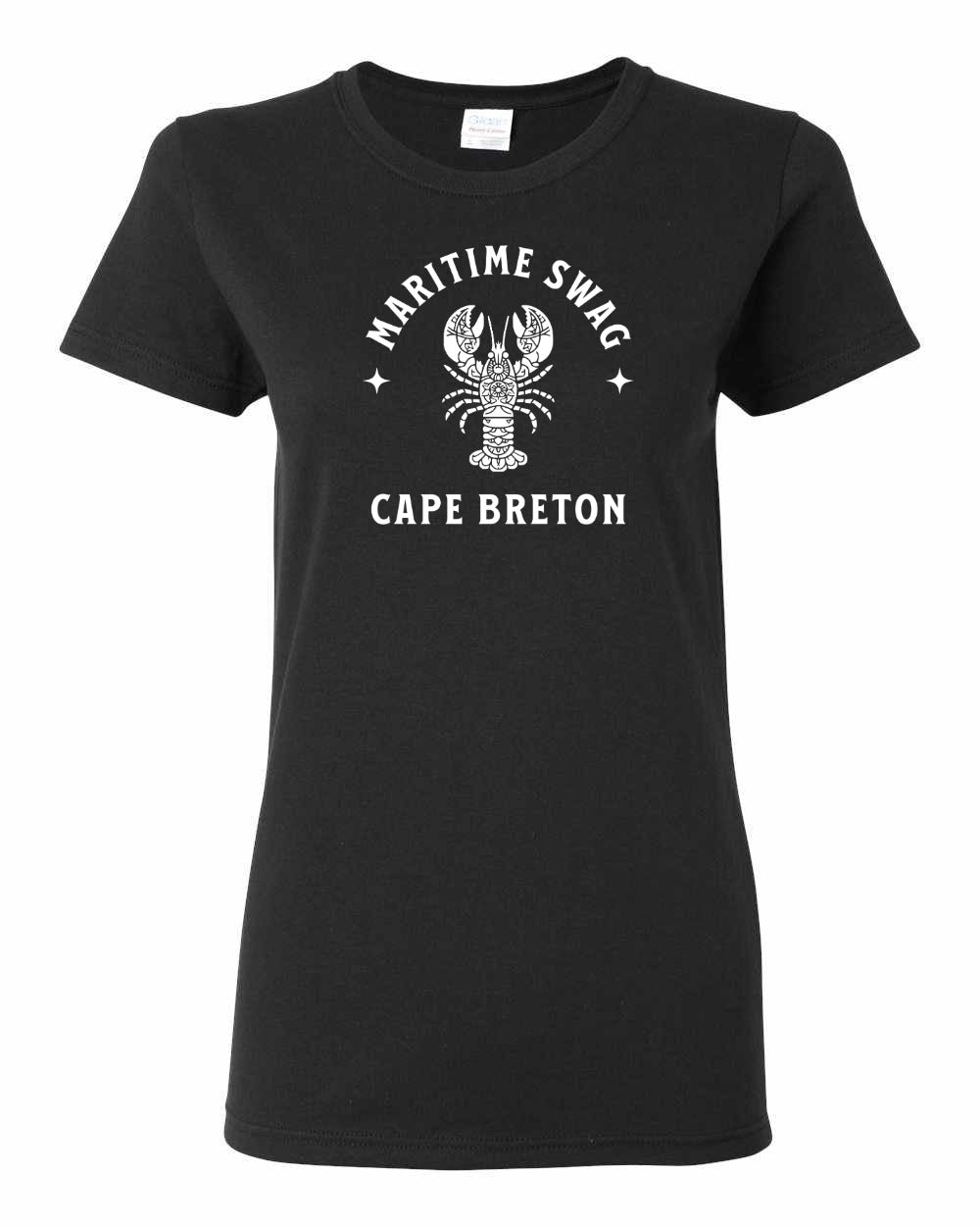 Maritime Swag Cape Breton Mandala white Lobster Full Women's Tee