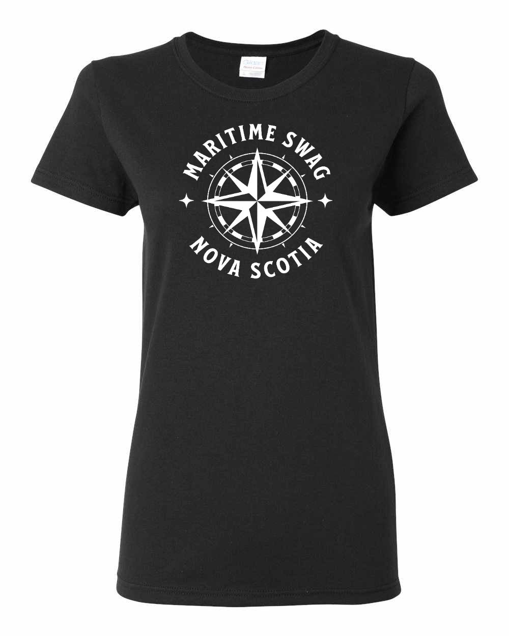 Maritime Swag Nova Scotia Compass Full womens-tee
