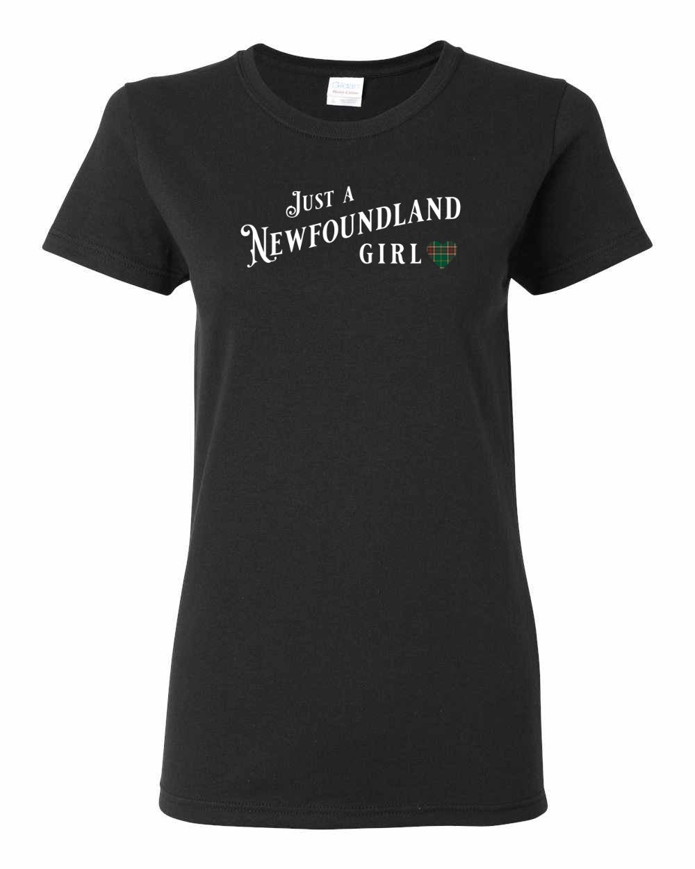 Just a Newfoundland Girl Tartan Full Women's Tee