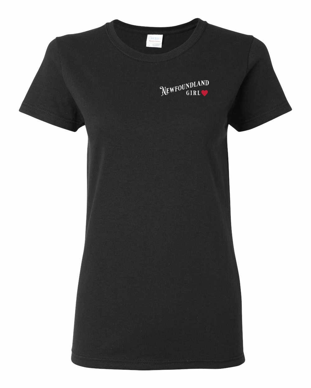 Just a Newfoundland Girl Left Chest Women's Tee