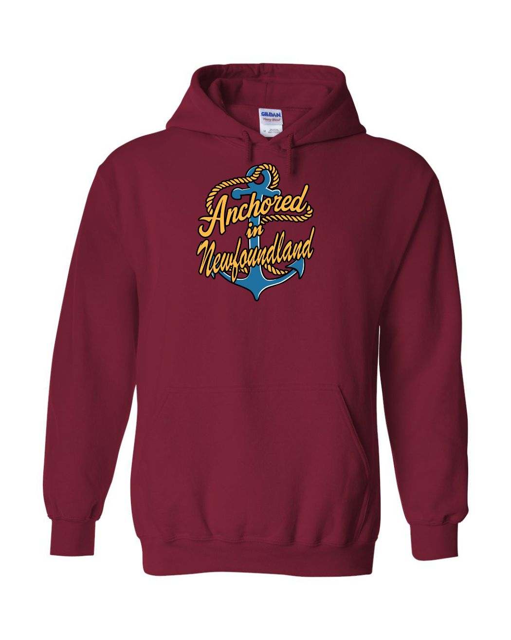 Anchored in Newfoundland Full Front Hoodie