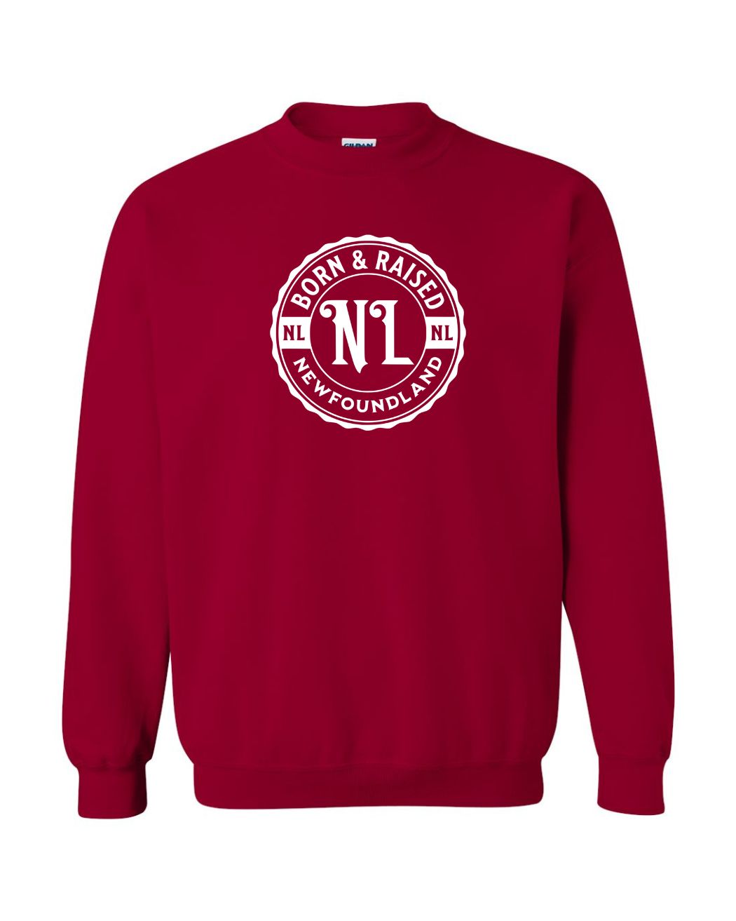 Born & Raised Newfoundland Full Crewneck Sweatshirt