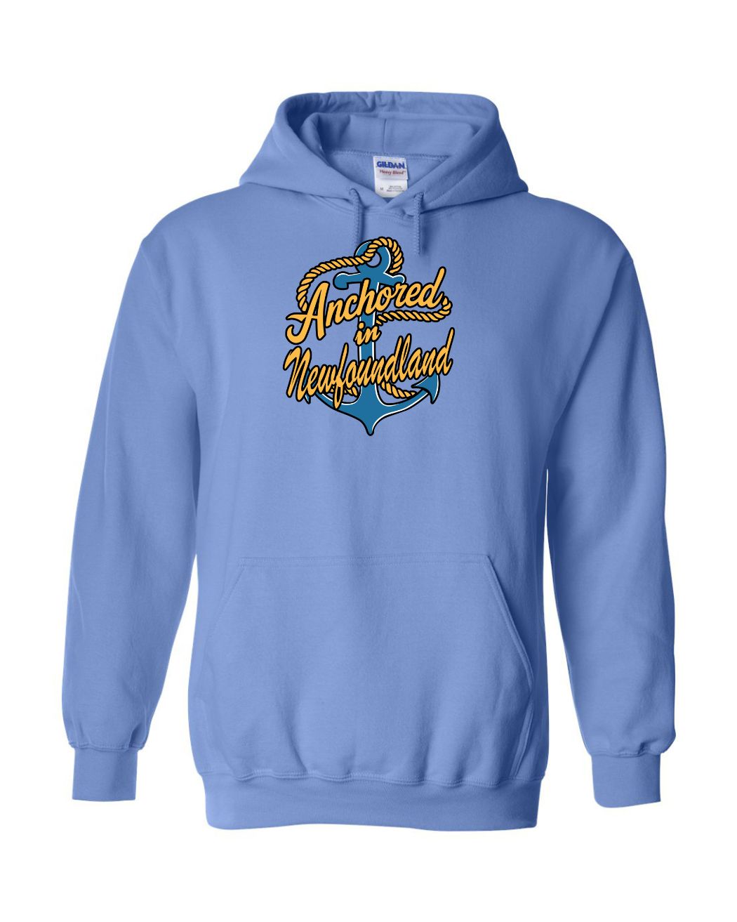 Anchored in Newfoundland Full Front Hoodie