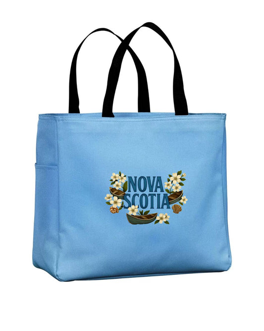 Nova Scotia Flower Tote Bag