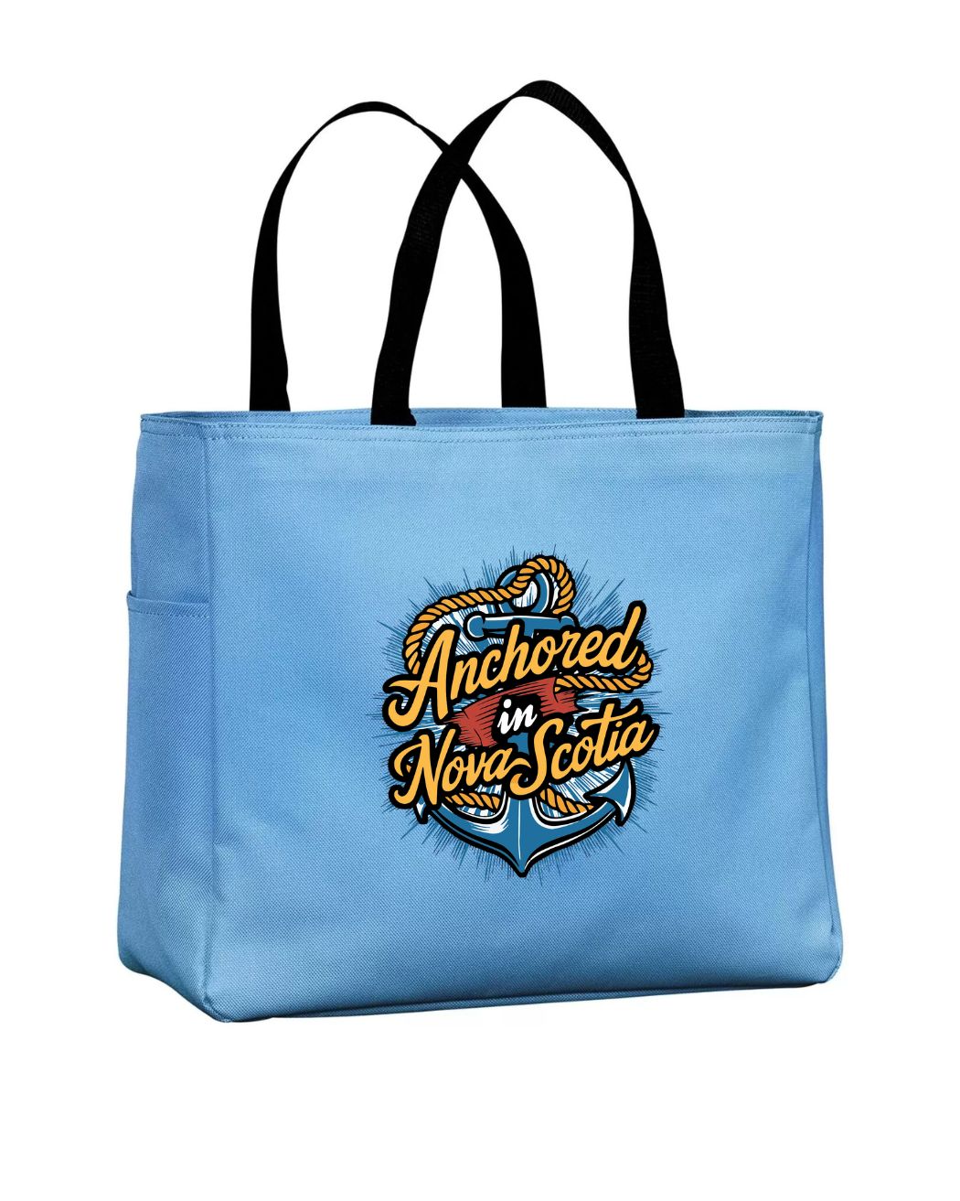 Anchored In Nova Scotia Design 1 Tote Bag
