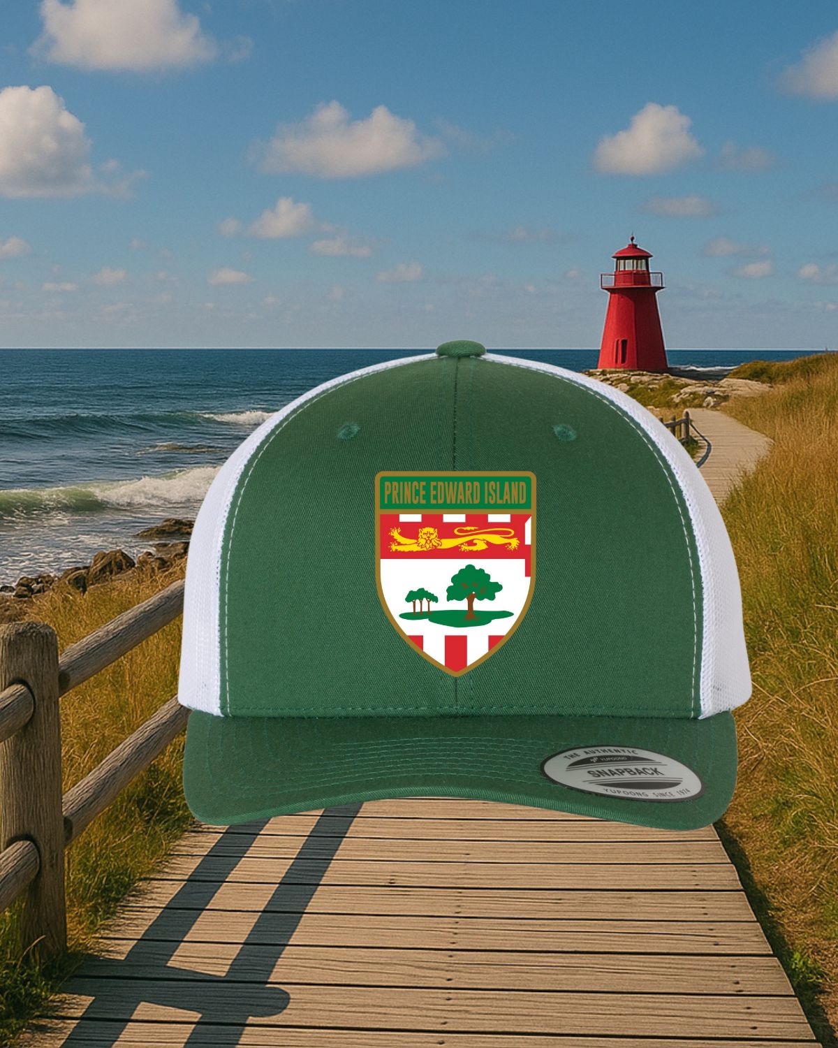 Prince Edward Island Shield Retro Trucker Hat