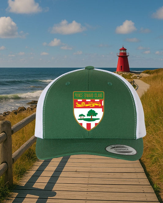 Prince Edward Island Shield Retro Trucker Hat
