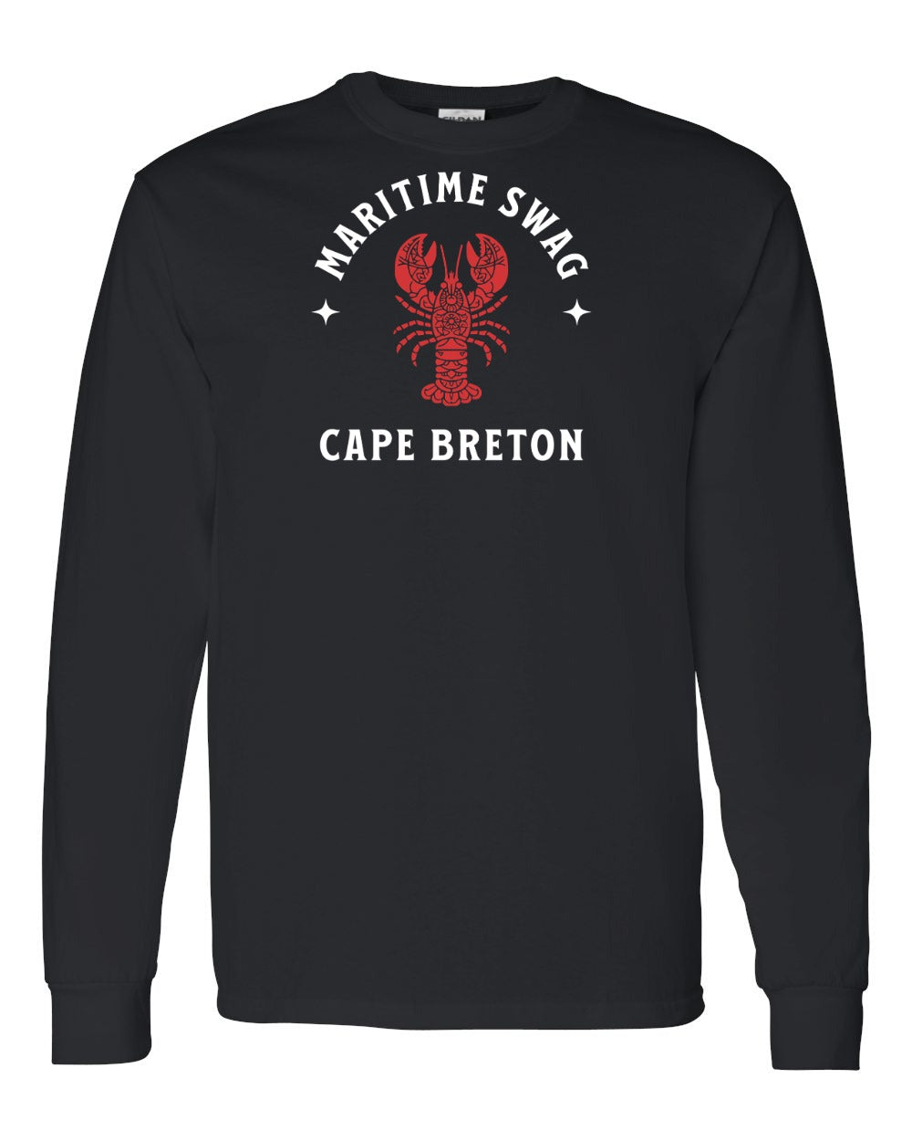 Maritime Swag Cape Breton Mandala Red Lobster Full Long Sleeve Tee