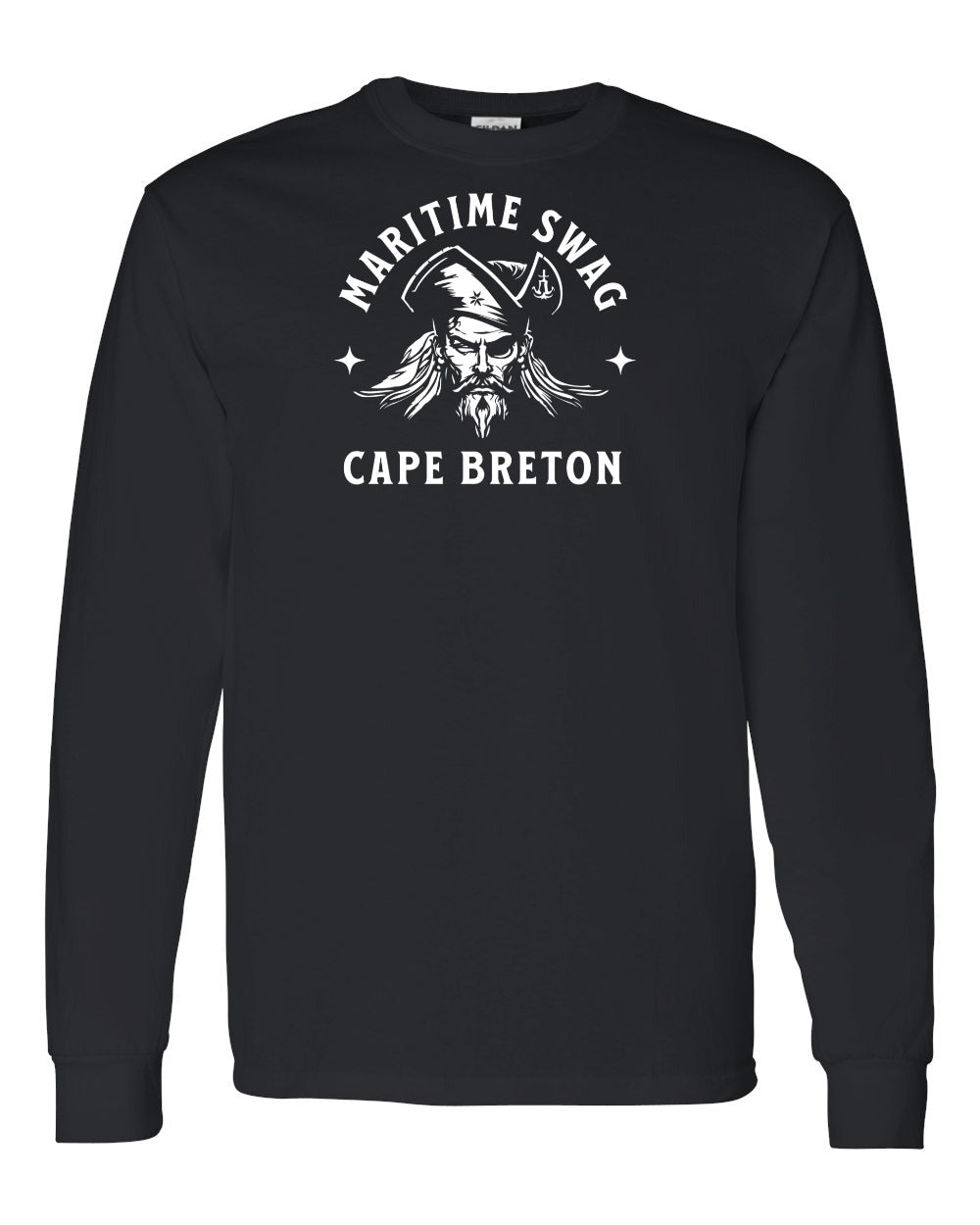 Maritime Swag Cape Breton Pirate Full Long Sleeve Tee