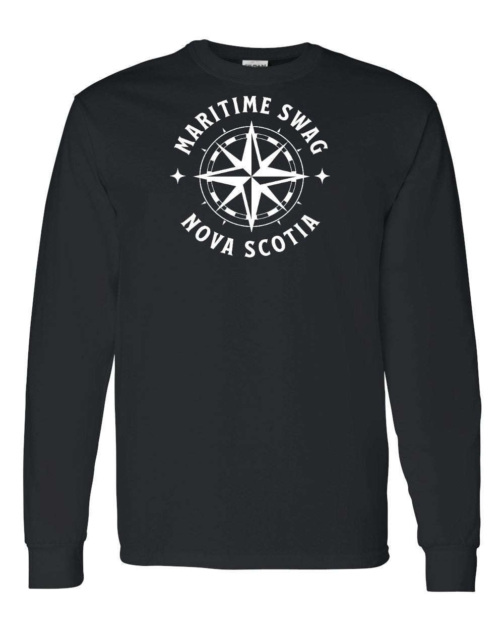 Maritime Swag Nova Scotia Compass Full Long Sleeve Tee