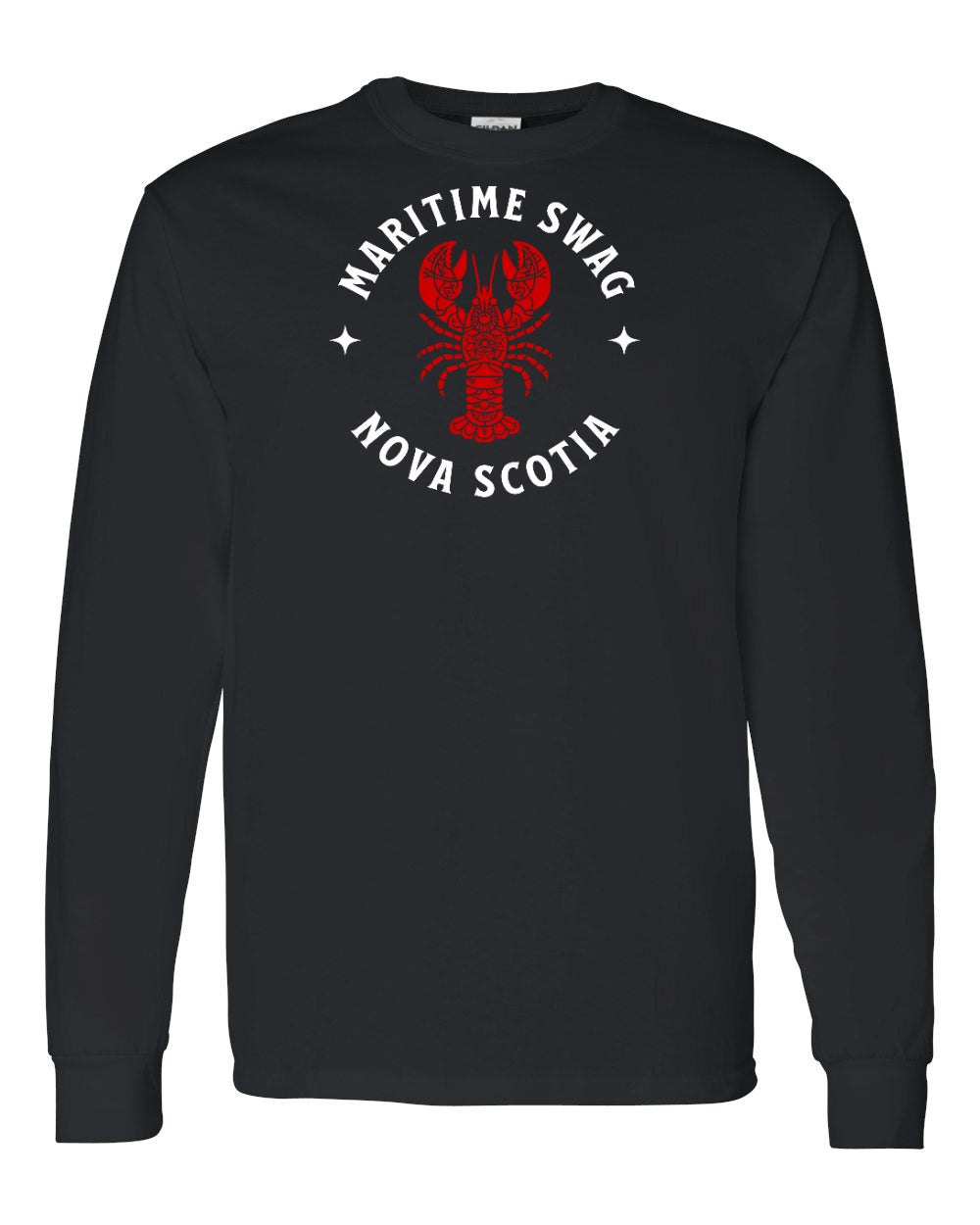 Maritime Swag Nova Scotia Mandala Red Lobster Full Long Sleeve Tee