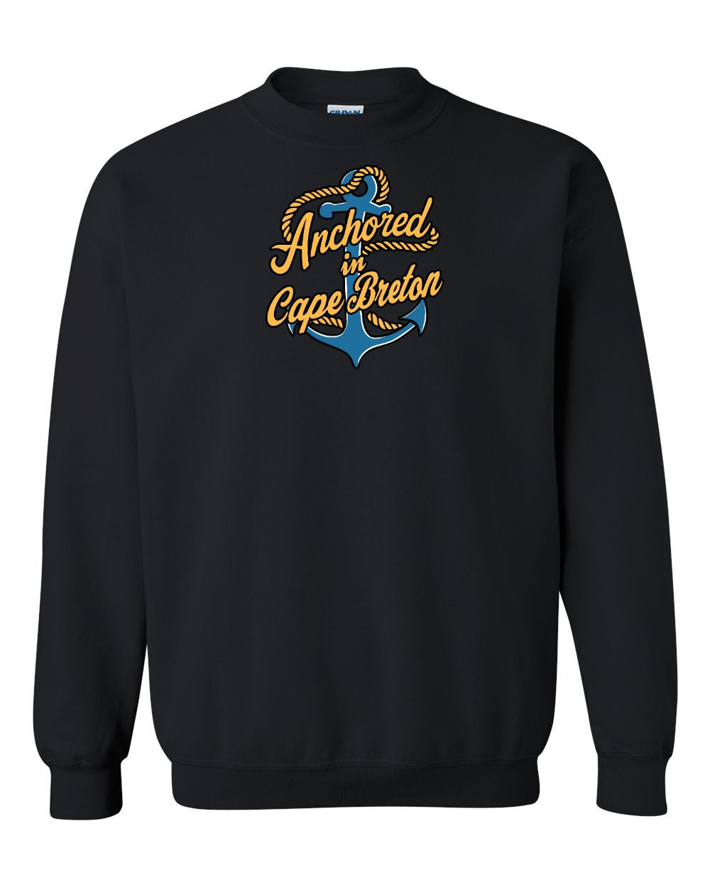Anchored in Cape Breton (New Design) Full Crewneck Sweatshirt