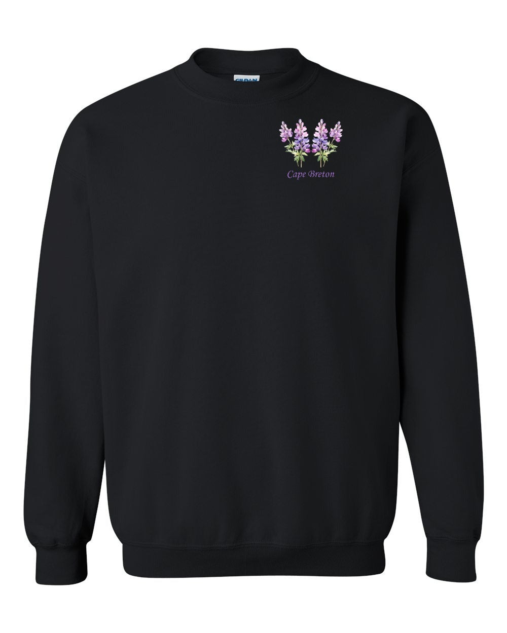 Cape Breton Lupin Left Chest Crewneck Sweatshirt