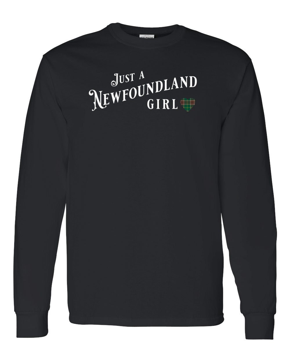 Just a Newfoundland Girl Tartan Full Long Sleeve