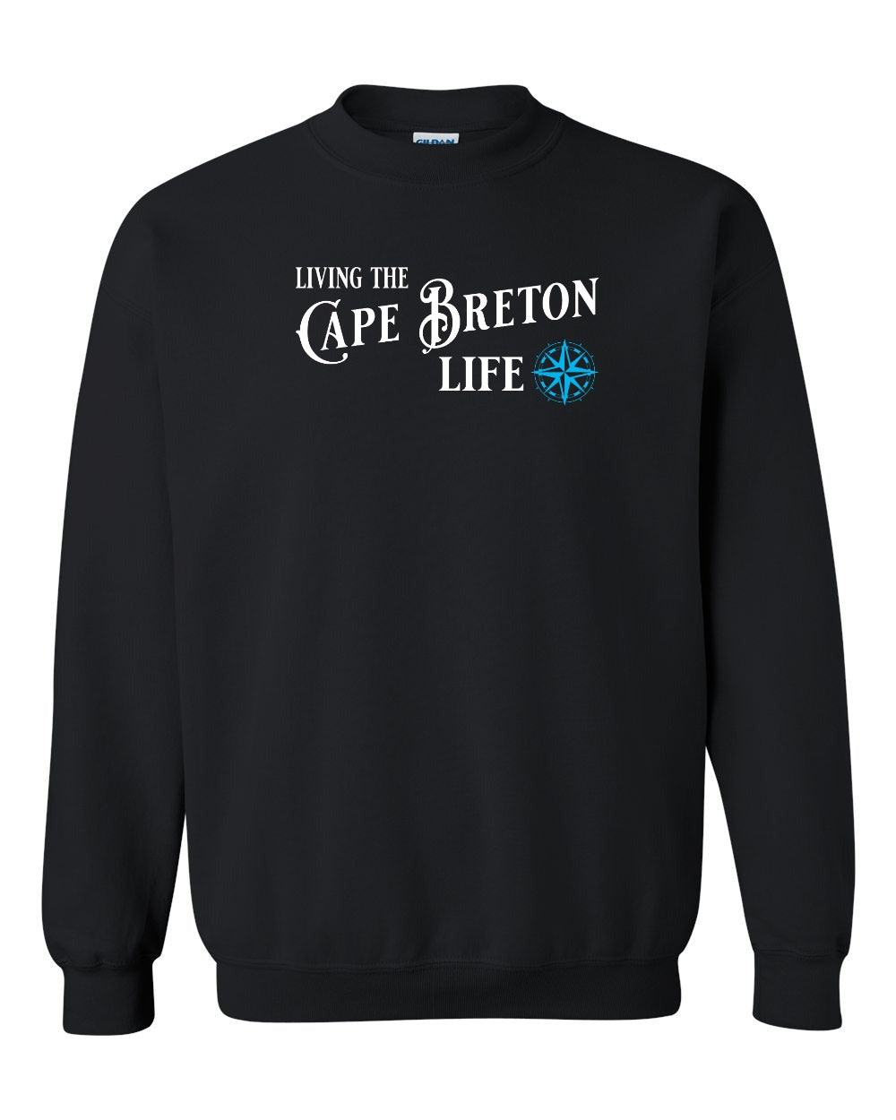 Living the Cape Breton Life blue Full Crewneck Sweatshirt