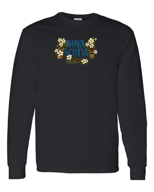 Nova Scotia Flowers Full Long Sleeve Tee