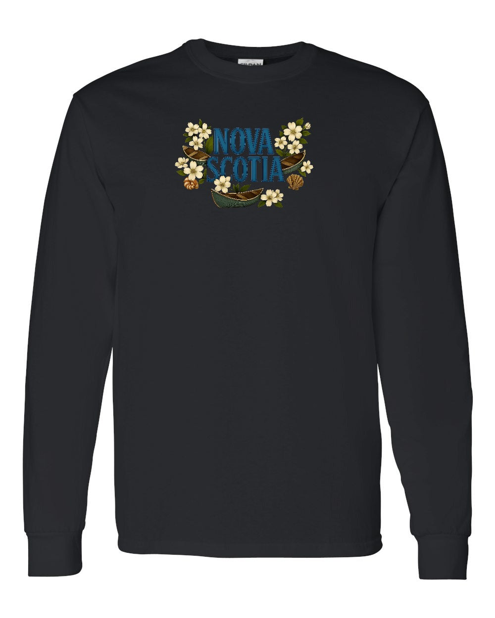 Nova Scotia Flowers Full Long Sleeve Tee