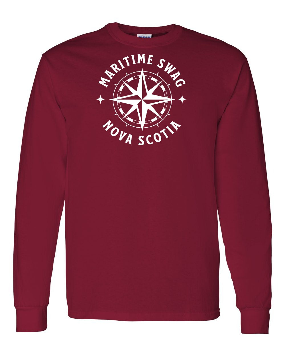 Maritime Swag Nova Scotia Compass Full Long Sleeve Tee