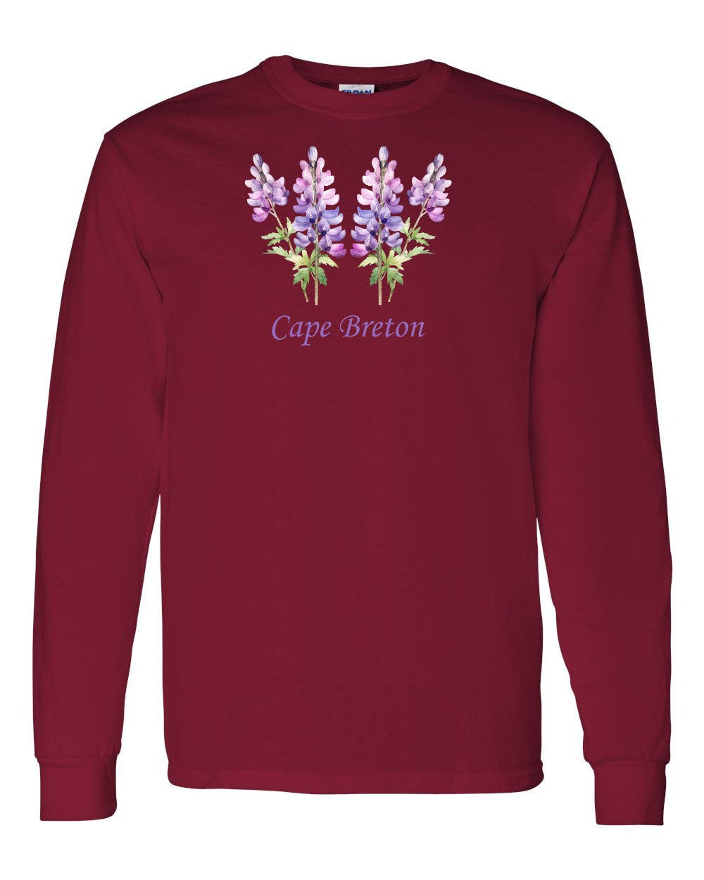 Cape Breton Lupin Full Long Sleeve Tee