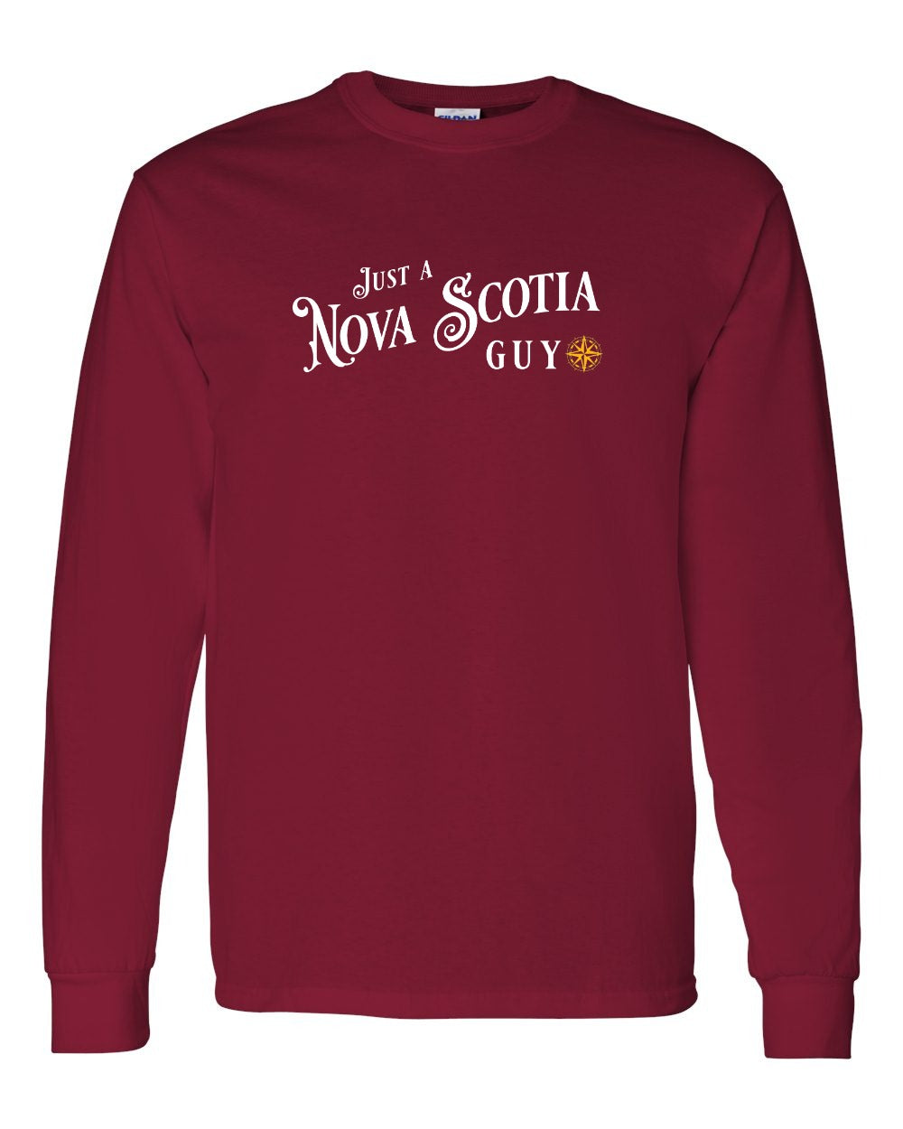 Just a Nova Scotia Guy yellow Full Long Sleeve Tee