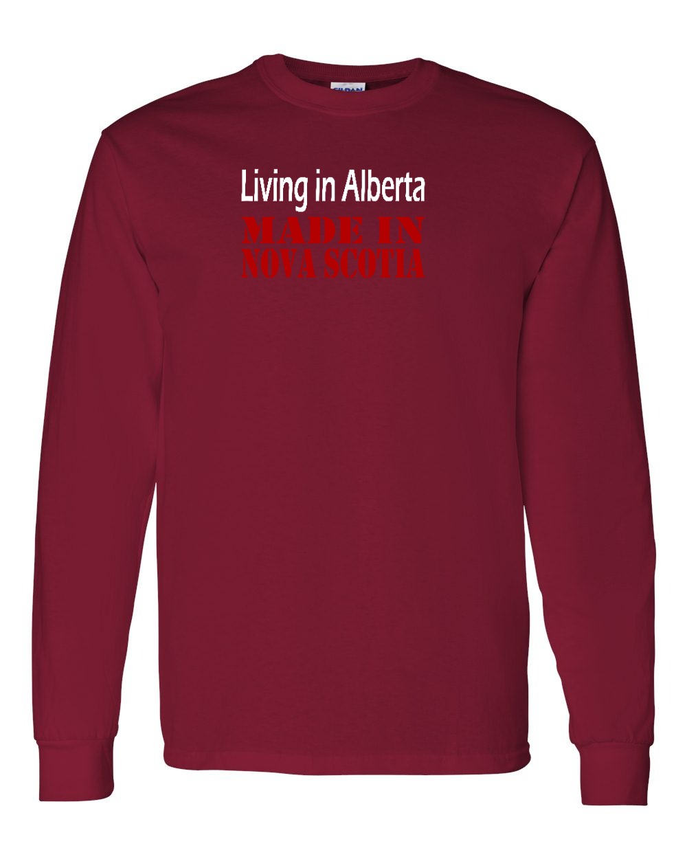 Living Alberta Made in Nova Scotia Full Long Sleeve Tee
