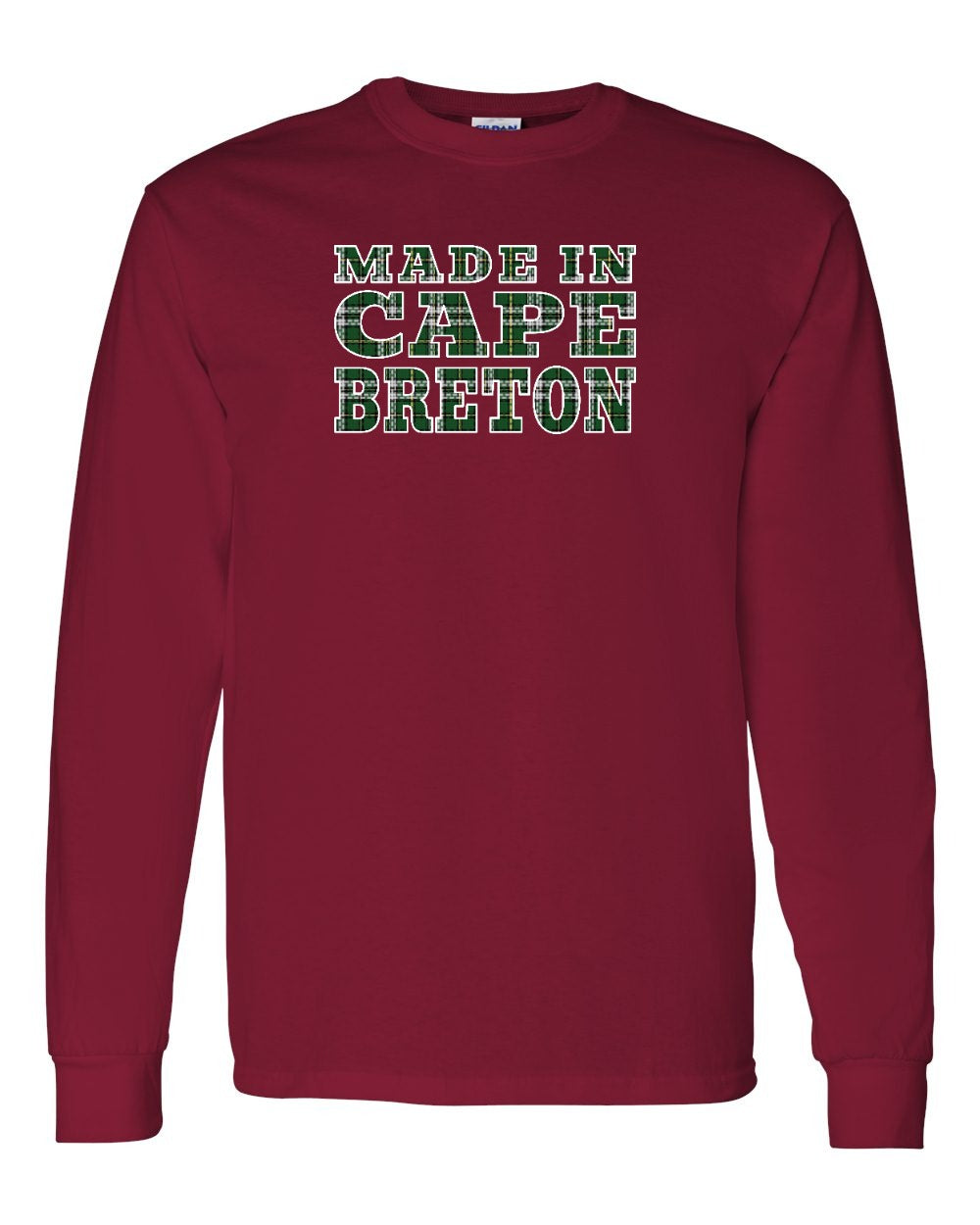 Made In Cape Breton Tartan Full Long Sleeve Tee