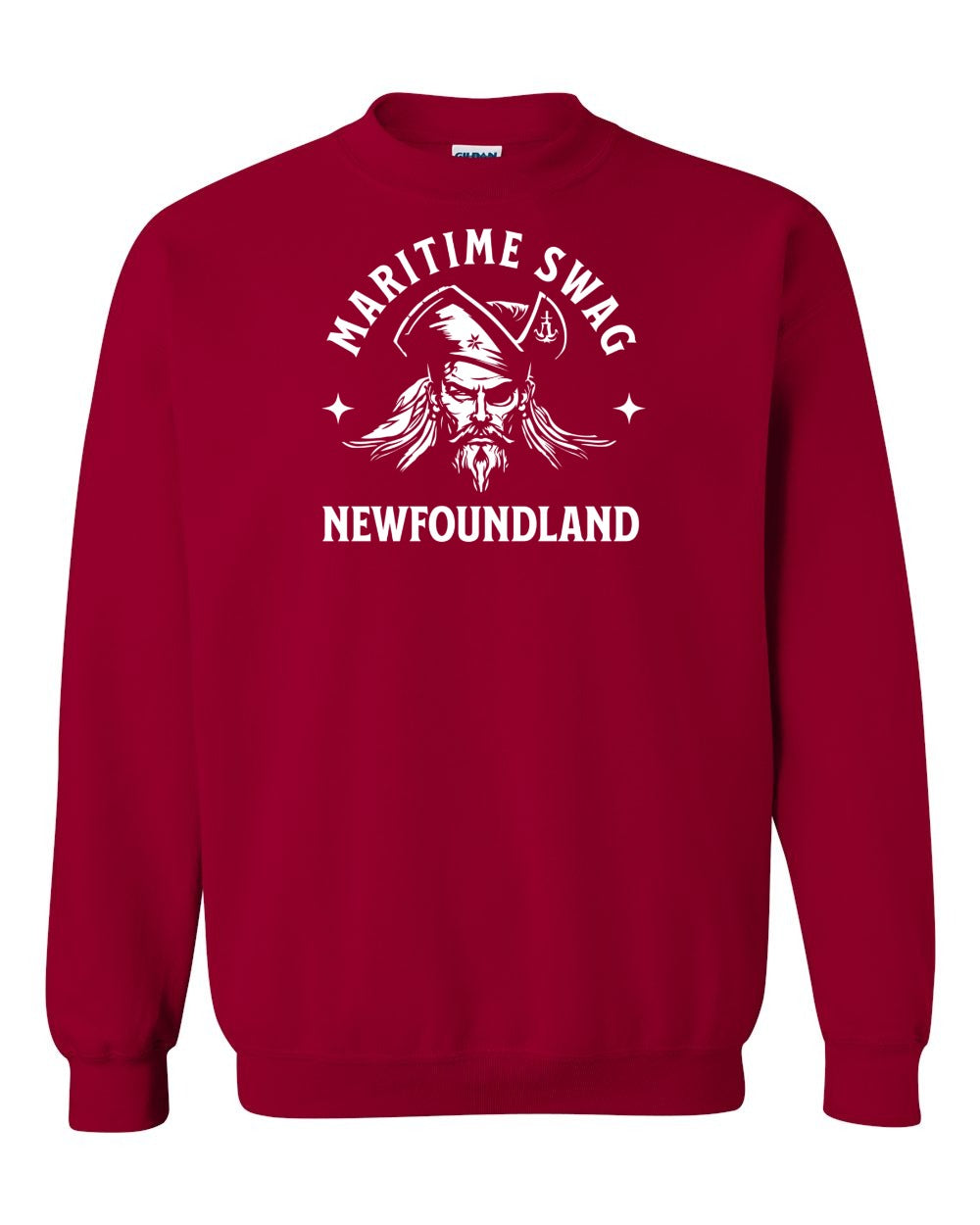 Maritime Swag Newfoundland Pirate Full Crewneck Sweatshirt