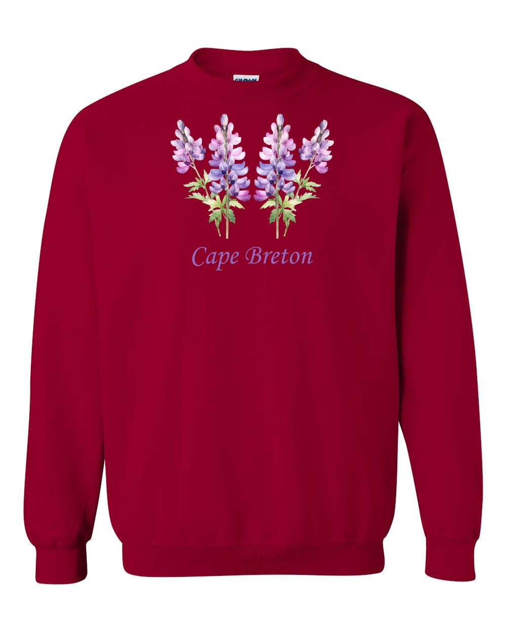 Cape Breton Lupin Full Crewneck Sweatshirt