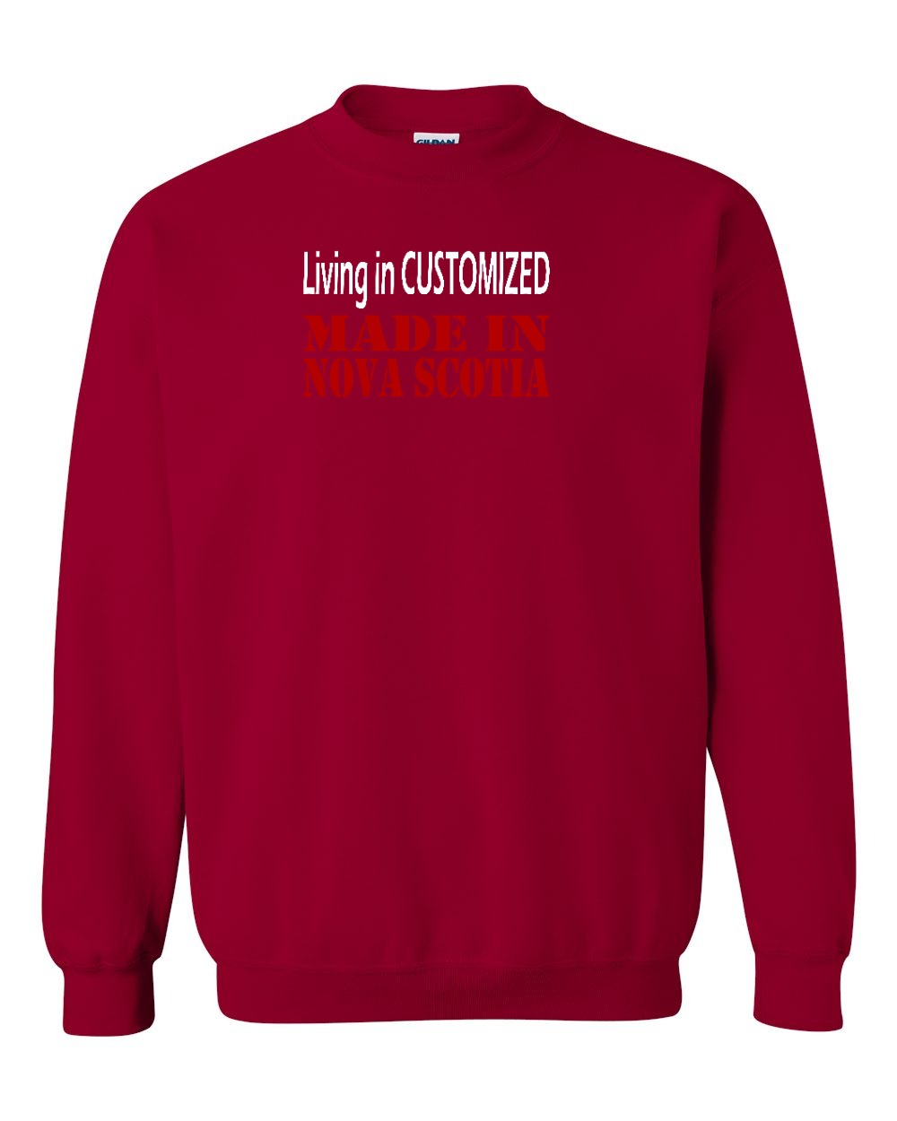 Living in Custom Made in Nova Scotia Full crew-neck