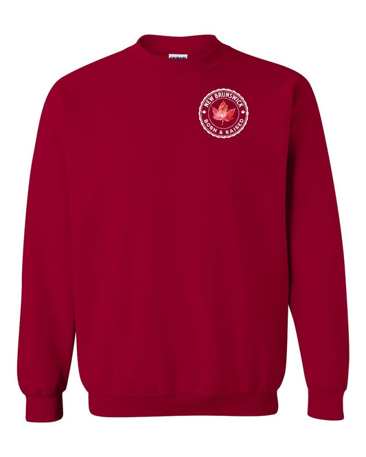 Born and Raised New Brunswick Left Chest Crewneck