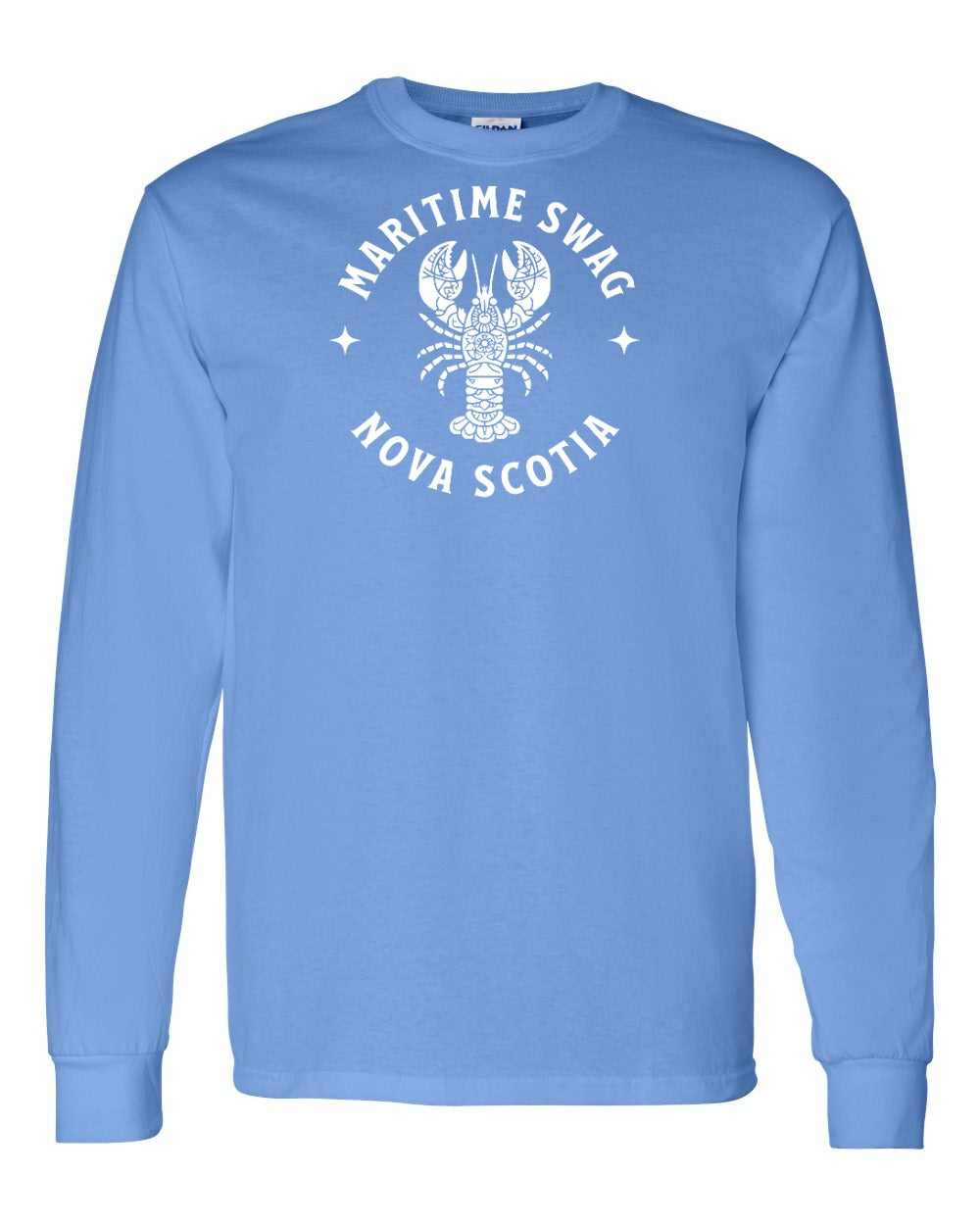 Maritime Swag Nova Scotia Mandala white Lobster Full Long Sleeve Tee