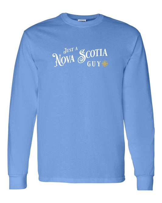 Just a Nova Scotia Guy yellow Full Long Sleeve Tee