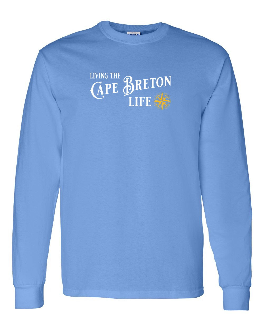 Living the Cape Breton Life yellow Full Long Sleeve Tee
